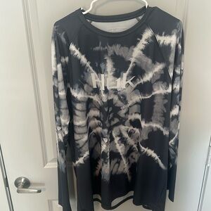 Huk shirt Tye Dye XXL IN BLACK